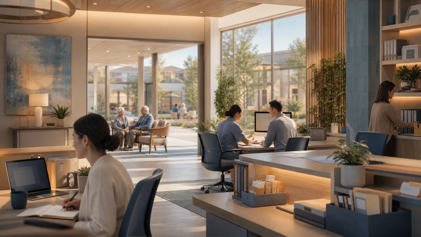 Human-centered industry operations connected by intelligence